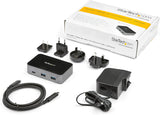 StarTech.com 4-Port USB C Hub - USB 3.1 Gen 2 (10Gbps) - 3X USB-A & 1x