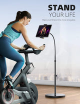 Lamicall Tablet Floor Stand - [10.6lb Stable Base] [Adjustable Height]