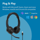 Kensington K83450WW H1000 USB-C On-Ear Headset