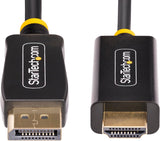 StarTech.com 9.8ft (3m) DisplayPort to HDMI Adapter Cable, 4K 60Hz wit