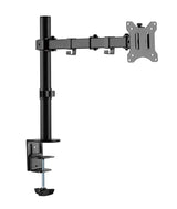 Amer Support de monture de moniteur LCD simple Entièrement réglable/Inclinable/Articulé