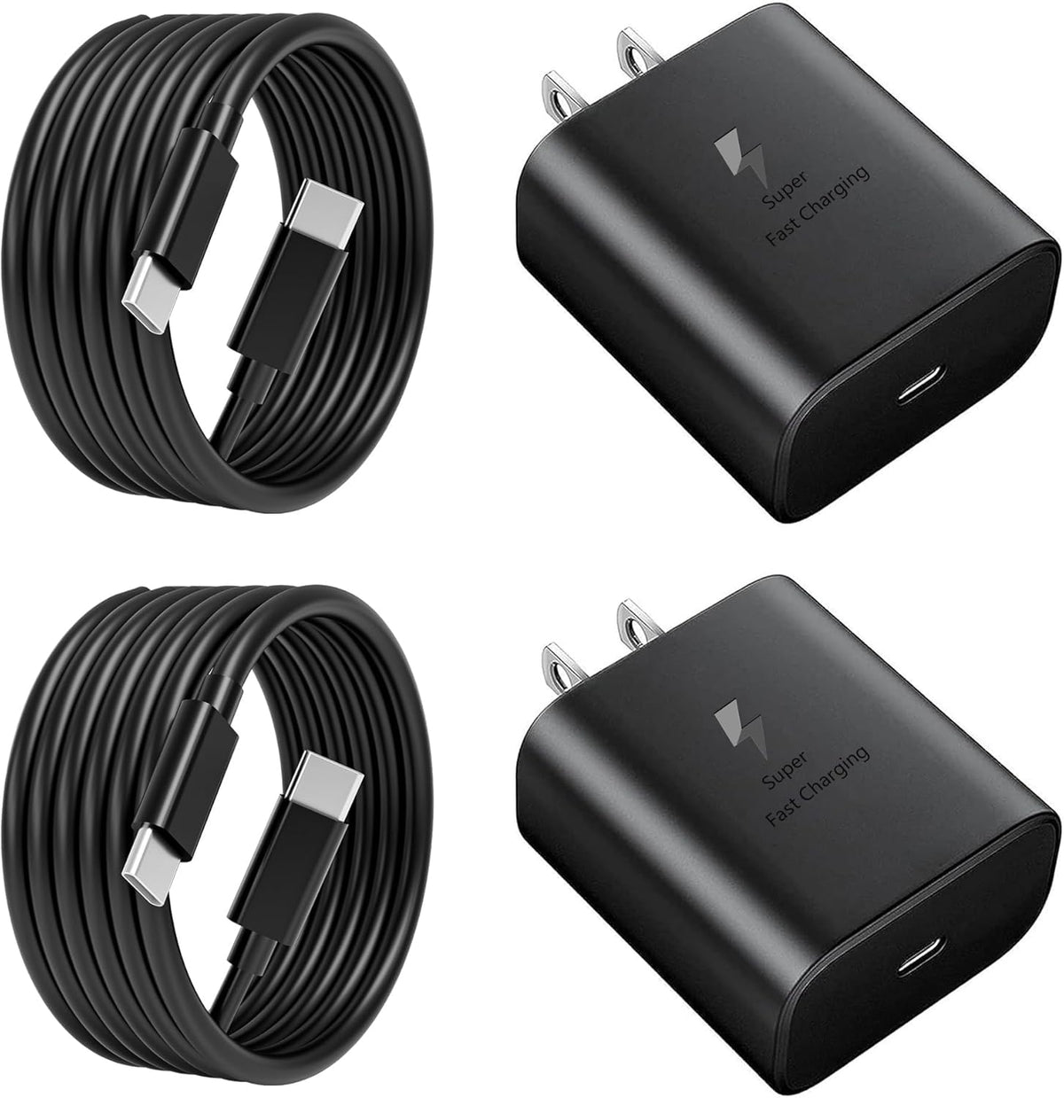 Chargeur super rapide 45W USB-C - 45 watts de charge rapide type C pour téléphones Android
