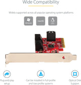 SATA PCIe Card/Controller Card 6 Ports 6 Port Non-RAID
