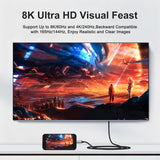 6.6FT USB C to Displayport 1.4 Cable Bidirectional 8K 30HZ