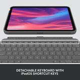 Logitech Combo Touch, étui-clavier détachable pour iPad (10e génération et A16)