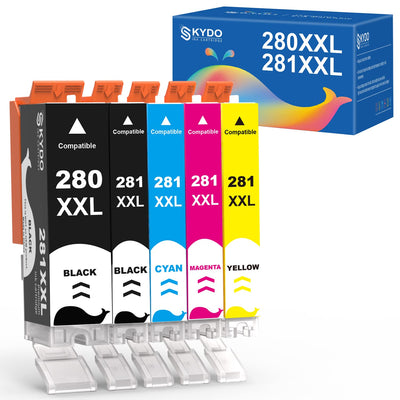 Skydo Compatible Ink Cartridge Replacement for Canon 280 281 XXL PGI C