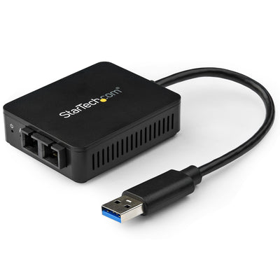 StarTech.com USB to Fiber Optic Converter - 1000Base-SX SC - MM - Wind