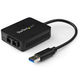 StarTech.com USB to Fiber Optic Converter - 1000Base-SX SC - MM - Wind