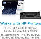 HP Original 148X Black LaserJet Toner Cartridge, This Cartridge Works