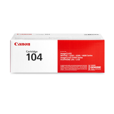Genuine Canon Toner Cartridge 104 - Black