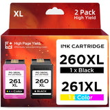 260XL 261XL Ink Cartridge Replacement for Canon 260 XL 261 XL PG-260 C