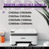 Compatible Toner Cartridge CX820 CX825 Replacement for Lexmark 72K1XK0