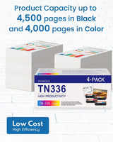 Brother TN331Y Yellow Toner Cartridge