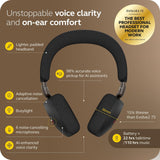 Jabra Evolve3 75 On-Ear Wireless Bluetooth Headset with Mic and Wirele