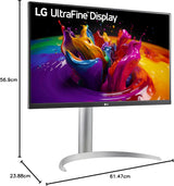 LG Ultrafine 27 inch 4K UHD (3840x2160) IPS Monitor, USB-C PD 90W, Dis