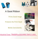 Zebra Z-Select 4000D 4x1 in Label Roll 6-Pack