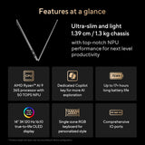 ASUS Vivobook S 14, Next-Level AI PC, 14