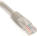 StarTech.com Cat5e Ethernet Cable - 50 ft - Gray - Patch Cable - Molde