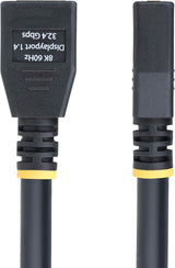 StarTech.com 10ft (3m) DisplayPort 1.4 Extension Cable, DP 1.4 Port Sa