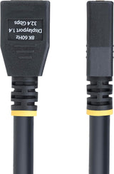 StarTech.com 10ft (3m) DisplayPort 1.4 Extension Cable, DP 1.4 Port Sa