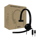 Logitech H570e USB Headset with Microphone for PC and Mac, USB-A Wired