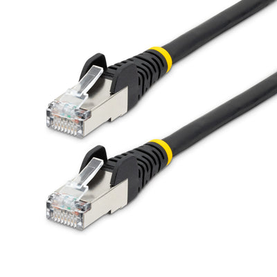 StarTech.com 50ft Black CAT6a Ethernet Cable, Snagless RJ45, 10GbE, 10