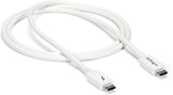 StarTech.com 3.3ft (1m) Passive Thunderbolt 3 Cable, 20Gbps, 100W PD
