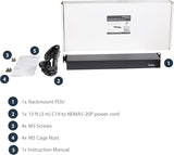 StarTech.com 1U 19 inch 8 Port Rack Mount PDU - IEC C13 Socket Rackmou