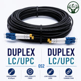 Elfcam® - Câble Fibre Optique Blindé Armé Extérieur et Intérieur 30m/98,4pi