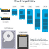 StarTech.com Standalone M.2 SATA & M.2 NVMe Duplicator and Eraser - HD