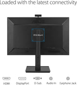 ASUS BE279QSK 27IN 1920 x 1080 FHD IPS Monitor with Webcam