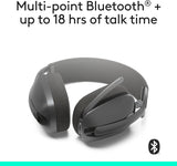 Logitech Zone Vibe 100 Lightweight Wireless Over Ear Headphones with N