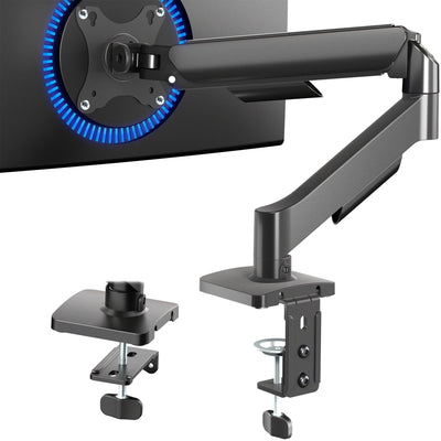 DESK MOUNT MONITOR ARM W/ USB - 17LB LCD