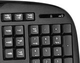 Adesso WKB-1330CB - Wireless Keyboard and Mouse Combo, Desktop Keyboar