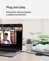 Belkin Connect USB-C to Ethernet + Charge Adapter 100W w/Gigabit Ether