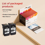ejet Remanufactured 210XL Black Ink Cartridge Replacement for Canon 21