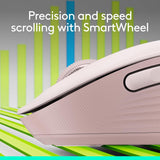 Logitech Signature M650 Rose Multi-Device Mouse