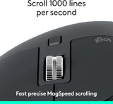 Logitech MX Master 3S Bluetooth Edition Wireless Mouse, No USB Receive