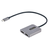 StarTech.com USB-C to Dual HDMI Adapter, USB Type-C Multi-Monitor MST