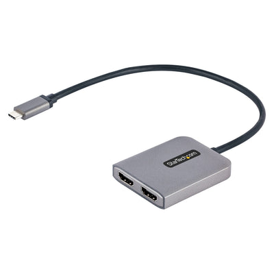 StarTech.com USB-C to Dual HDMI Adapter, USB Type-C Multi-Monitor MST
