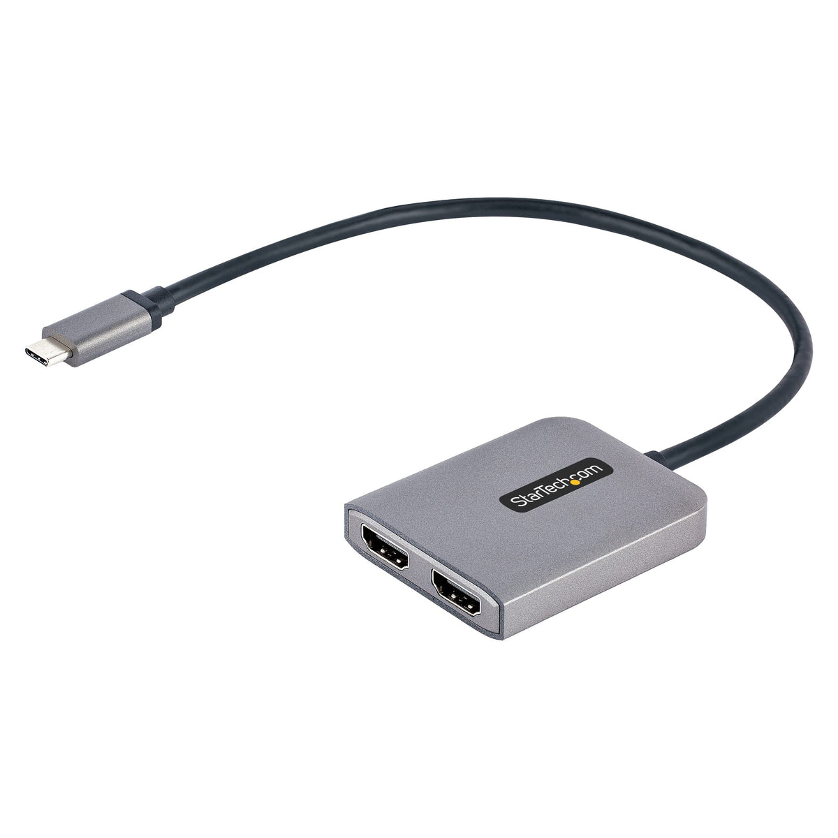 StarTech.com USB-C to Dual HDMI Adapter, USB Type-C Multi-Monitor MST
