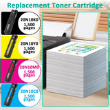 20N10K0,20N10C0,20N10M0,20N10Y0 Toner Cartridge(with chip) for Lexmark