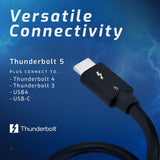 1M TB5 BLACKCABLE 120GB/S 240W 1M TB5 BLACK CABLE 80-120GB/S 240W