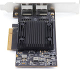 StarTech.com 2-Port PCIe 10Gb Ethernet Network Card, Windows and Linux