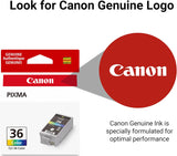 Canon Genuine CLI-36 Colour Ink Cartridge, Compatible with PIXMA iP100