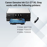 Réservoir d'encre gris Canon CLI-271XL