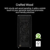 ASUS ProArt PA401 Wood Edition ATX Mid-Tower PC Case – Tempered Glass,
