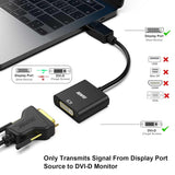 BENFEI DisplayPort to DVI, Gold-Plated DP to DVI Adapter (Male to Fema