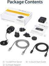 Startech PM1115U2 USB Network LPR Print Server