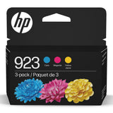 Cartouches d'encre HP 923 Cyan/Magenta/Jaune rendement standard, 3/paquet (6C3Y)